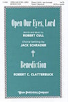 Open Our Eyes Lord/Benediction SATB choral sheet music cover